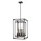 Z-Lite Easton Chandelier, 8-Light, 16.5 In.W x 27 In.H, Matte Black/Matte Black 3038-8MB - alternate 1
